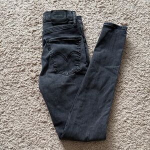Levi's Women's Charcoal Black Skinny Jeans